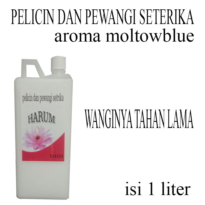 pelicin setrika dan pewangi pakaian aroma mollto blue isi 1 liter