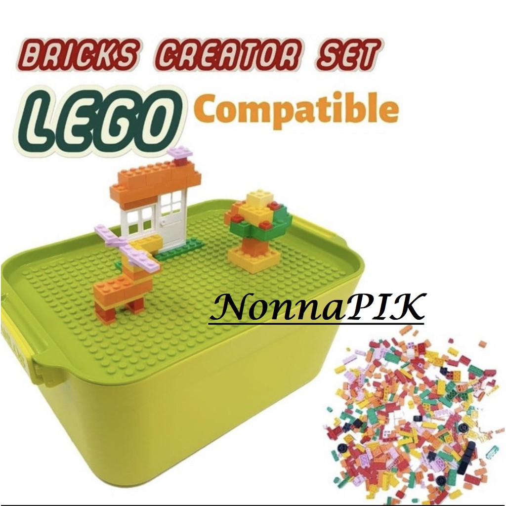 Mainan Anak Building Block Kit Panlos Brick Wange Designer 625 pcs BOX