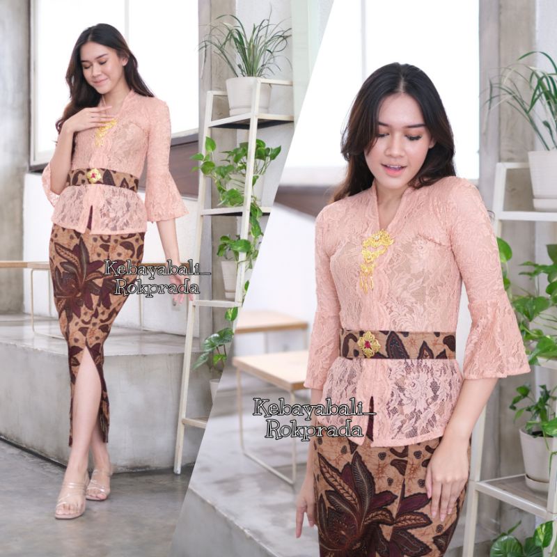 AYUMI SERIES KEBAYA BALI LENGAN LONCENG TEROMPET LACE