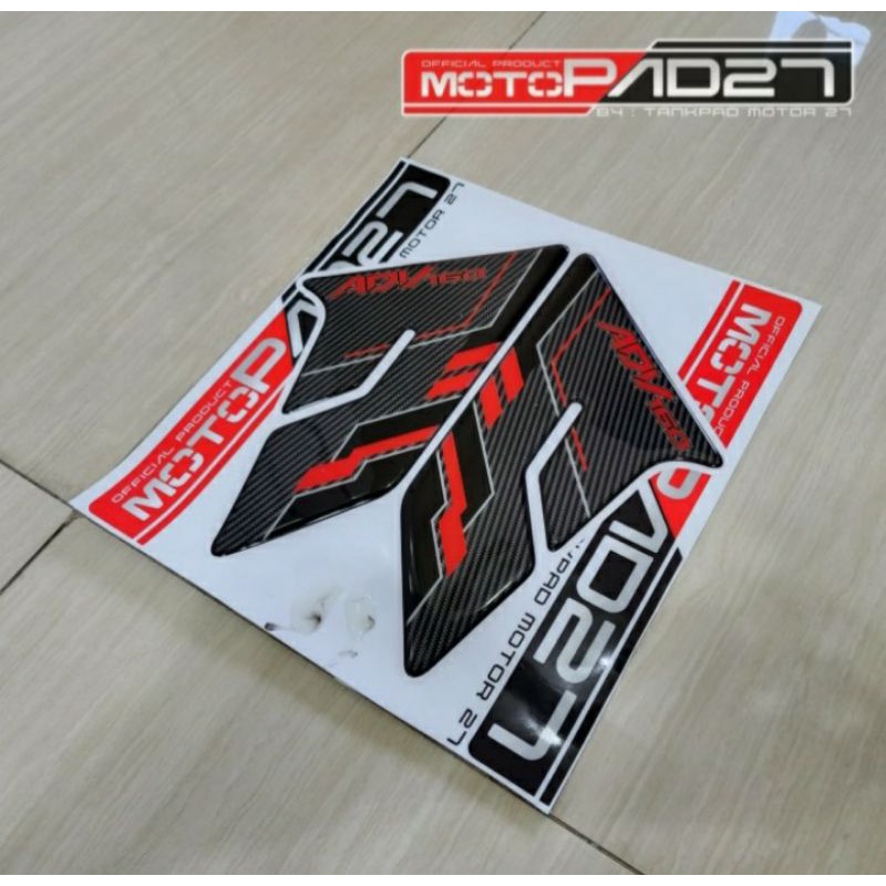 Stiker body samping depan ADV 160 bahan resin Original