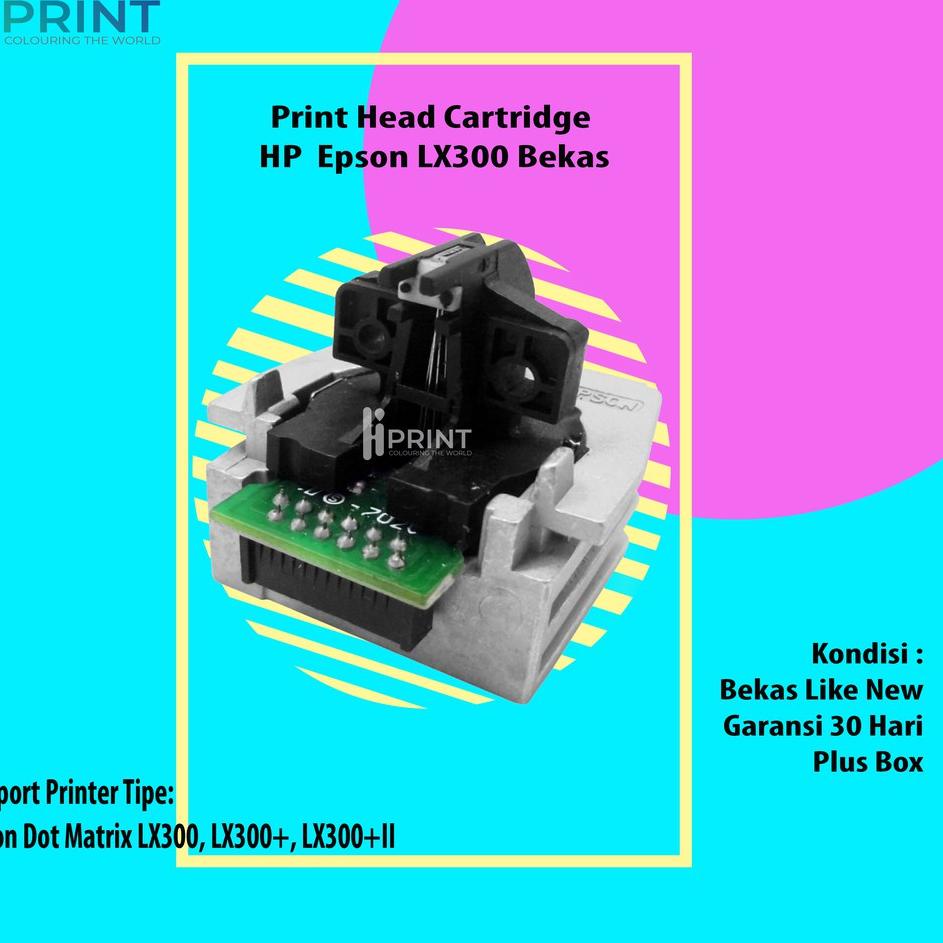 Paling Sesuai.. Print Head Printer Epson LX300 LX300+ LX300+II Bekas Like New, Printhead Epson LX310