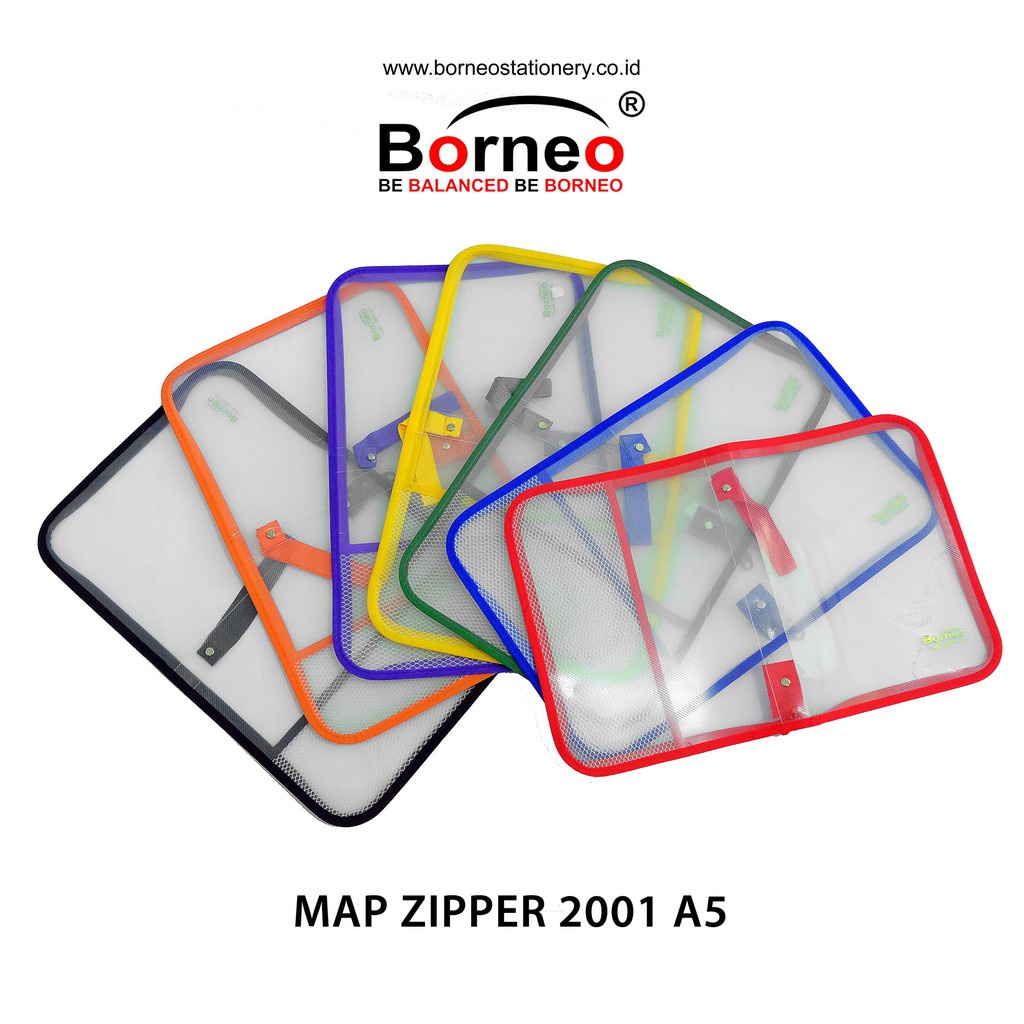 Map Ziper BN 2001 Borneo - Uk. A5