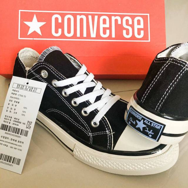 Sepatu Sneakers Converse Low 70.S Grade Ori Vietnam, Sepatu Sekolah Converse All Star Chuck Taylor