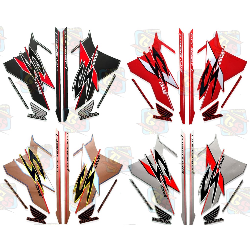 STRIPING LIS BODY MOTOR HONDA CS1 2009 SEPASANG STANDAR FULL SET