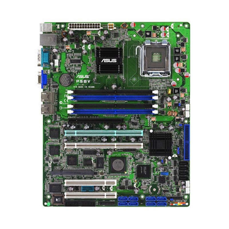 PREORDER ASUS P5BV/SAS Socket 775 Intel 3200 Original System Motherboard DDR2 Core 2 Duo/Xeon/Pentiu