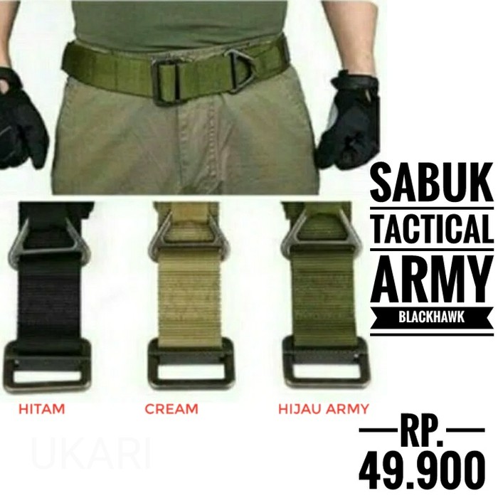 Sabuk tactical blackhawk/ikat pinggang army/gesper army