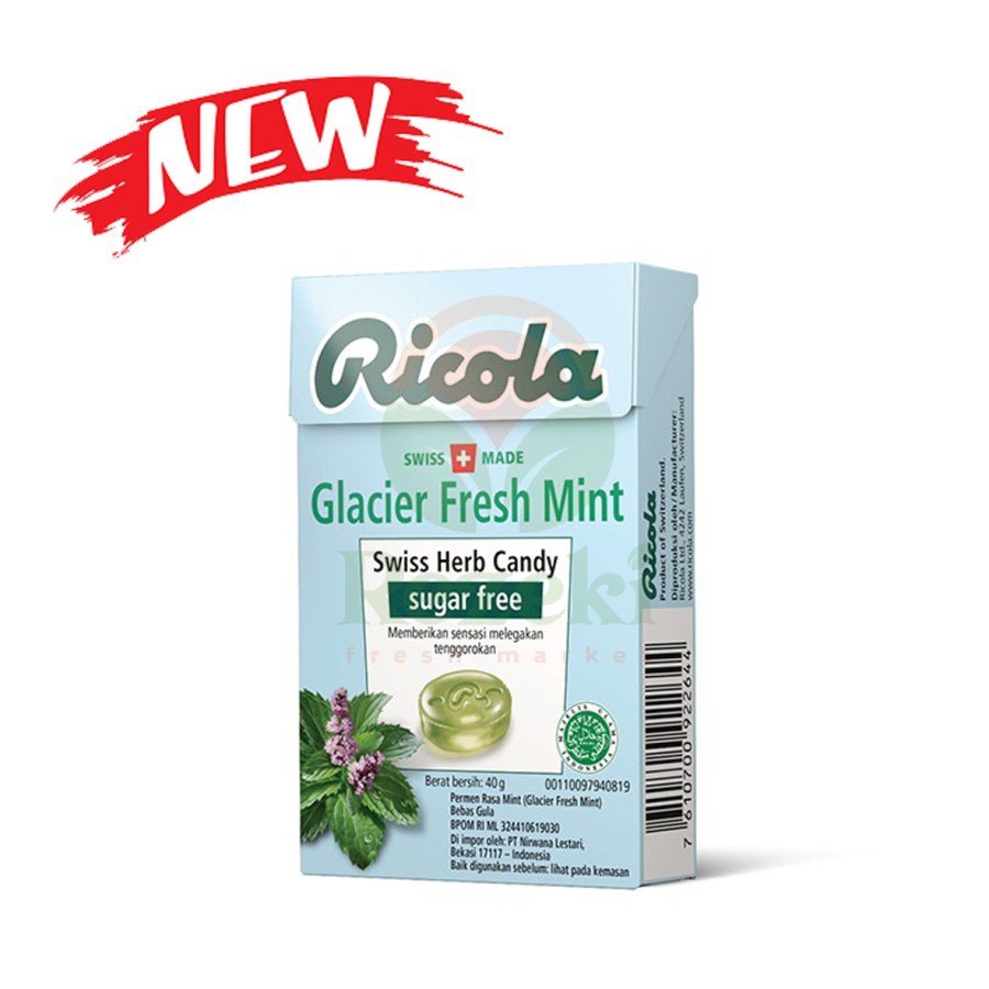 

RICOLA GLACIER FRESH MINT 40GR