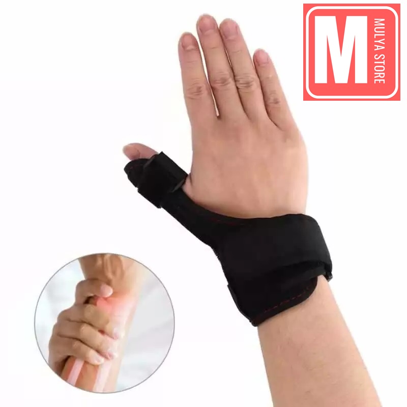 Thumb Splint Spica Support Brace Strap Jempol DeQuervain's Tenosivitis