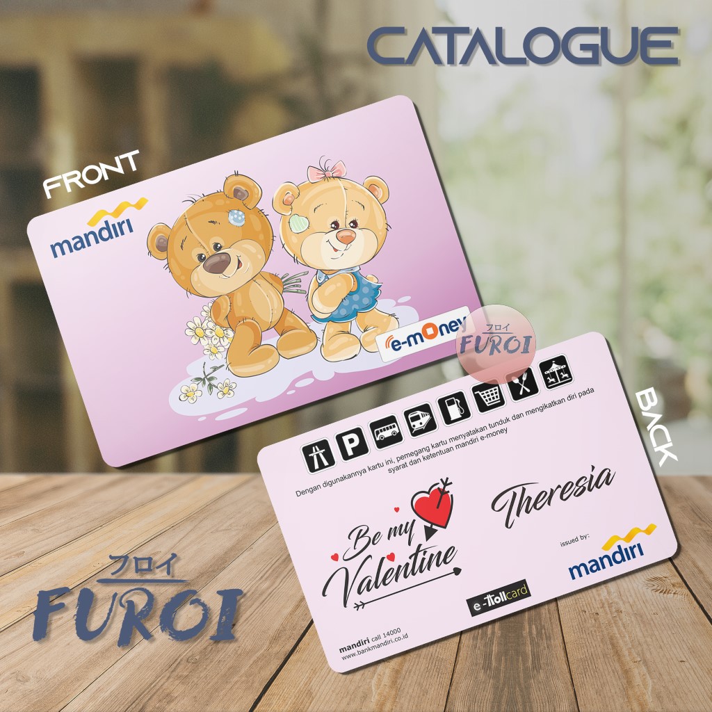 Custom Flazz BCA | Custom Emoney Mandiri | Cute Teddy Bears