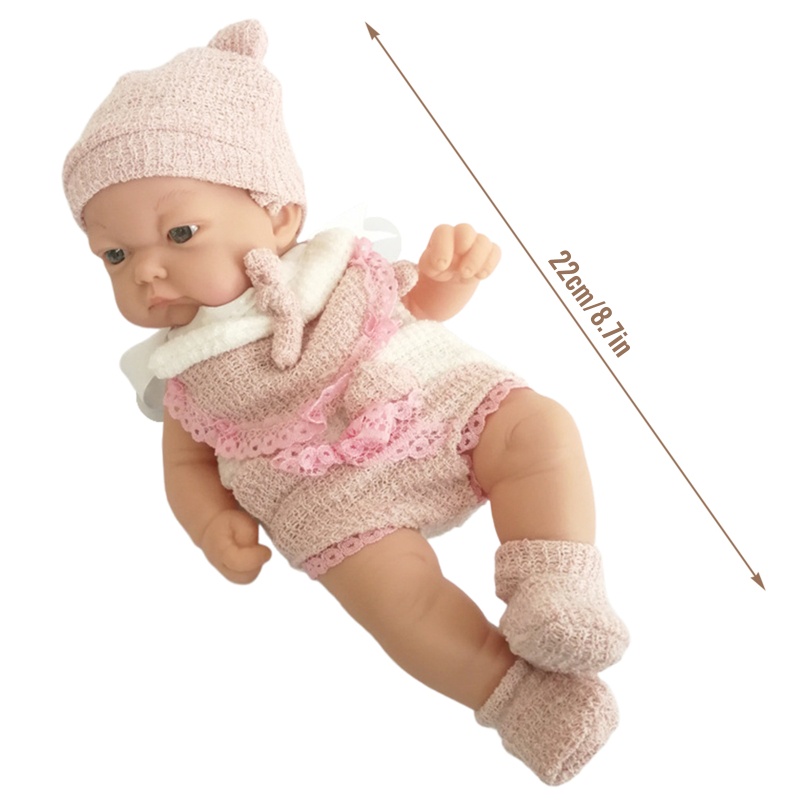 Mary 25cm Mini Tidur Untuk Boneka Untuk w/Lovely Face Eyes-opened Soft Toy Baby Party