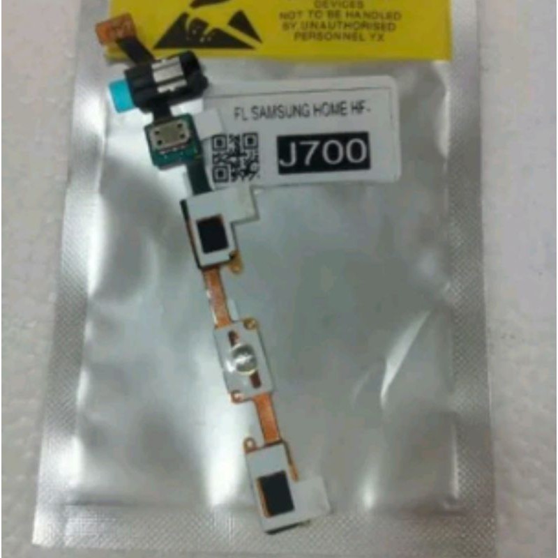 FLEXIBLE FLEKSIBEL HOME TENGAH FLEXIBLE KEMBALI BACK CONECTOR HANDFREE SAMSUNG GALAXY J7 2015 J700