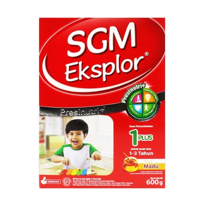 

SGM Eksplor 1+ Rasa Madu 600gr - Susu Formula Anak