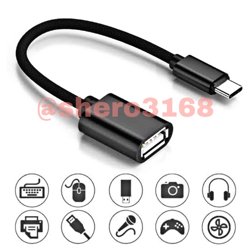 KABEL OTG TYPE C SAMBUNGAN USB FLASHDISK