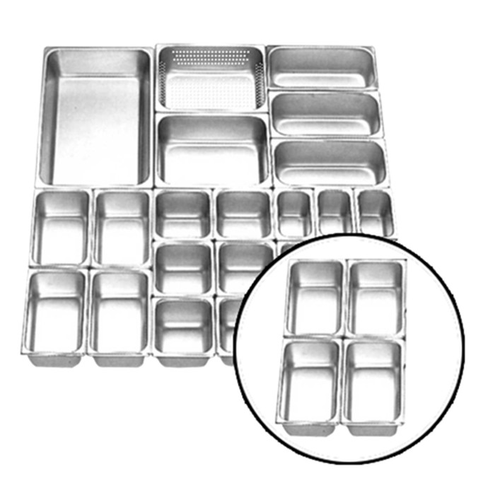 GETRA FP 1/4-4 - FOOD PAN STAINLESS STEEL / FP144