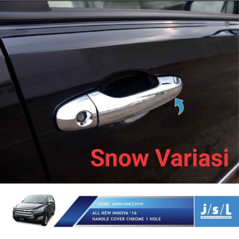 All New Innova 2016 paket tank cover Outer handle chrome JSL