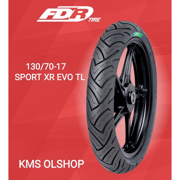 BAN LUAR FDR 130/70 17 TUBLES SPORT XR EVO TL BAN FDR 130/70-17 SPORT XR EVO TUBLES