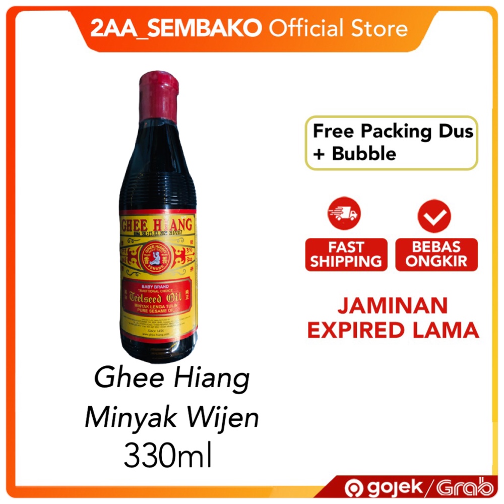 

Ghee Hiang Sesame Oil 330Ml Minyak Wijen Merk Baby Ghee Hiang GHEE HIANG SESAME OIL 330 ML MINYAK WIJEN MERK BABY GHEE HIANG