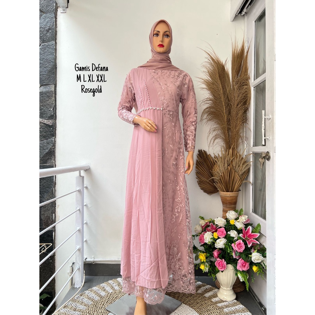 GAMIS PESTA TERBARU/ GAMIS DRFANA PREMIUM/ GAMIS KONGANGAN/ GAMIS TILE/ GAMIS/ GAMIS KEBAYA TERBARU 2022/ GAMIS BRUKAT MEWAH/ GAMIS WISUDA/GAMIS PESTA KEKINIAN