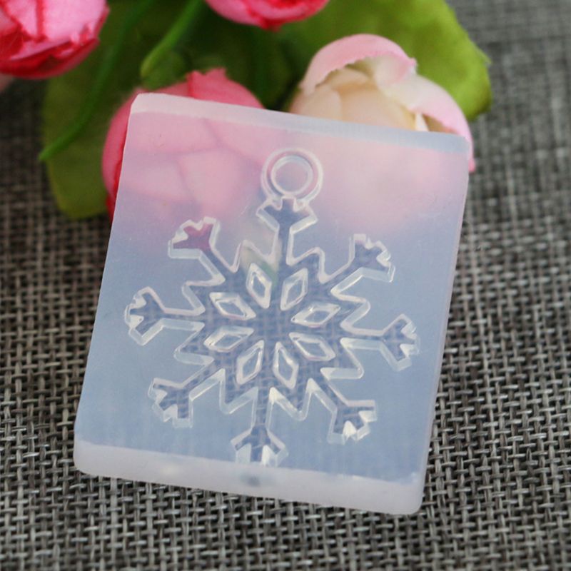 SIY  Silicone Mold Snowflake  DIY Crafts Jewelry Making Pendant Epoxy Resin