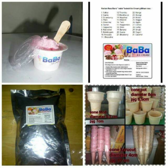 

Bubuk Ice Cream BABA
