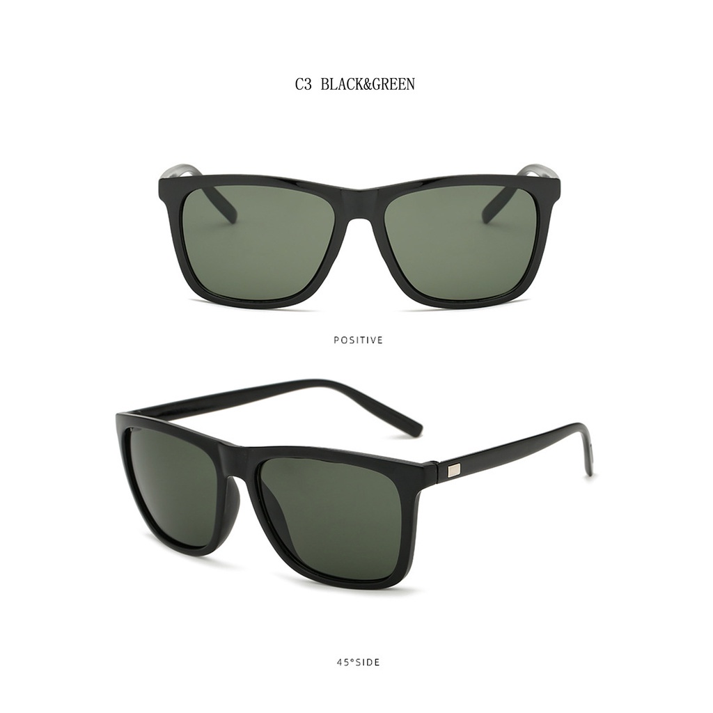 Kacamata Hitam Pria Model Reflektif Warna-Warni Untuk Musim Panas