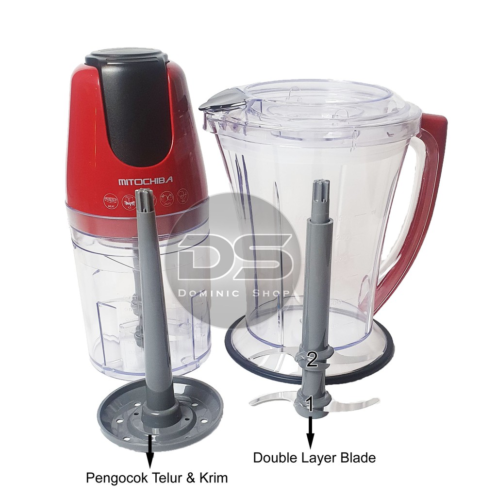 [BEST SELLER] Food Chopper Mitochiba CH-100 / Penggiling Makanan / Food Processor