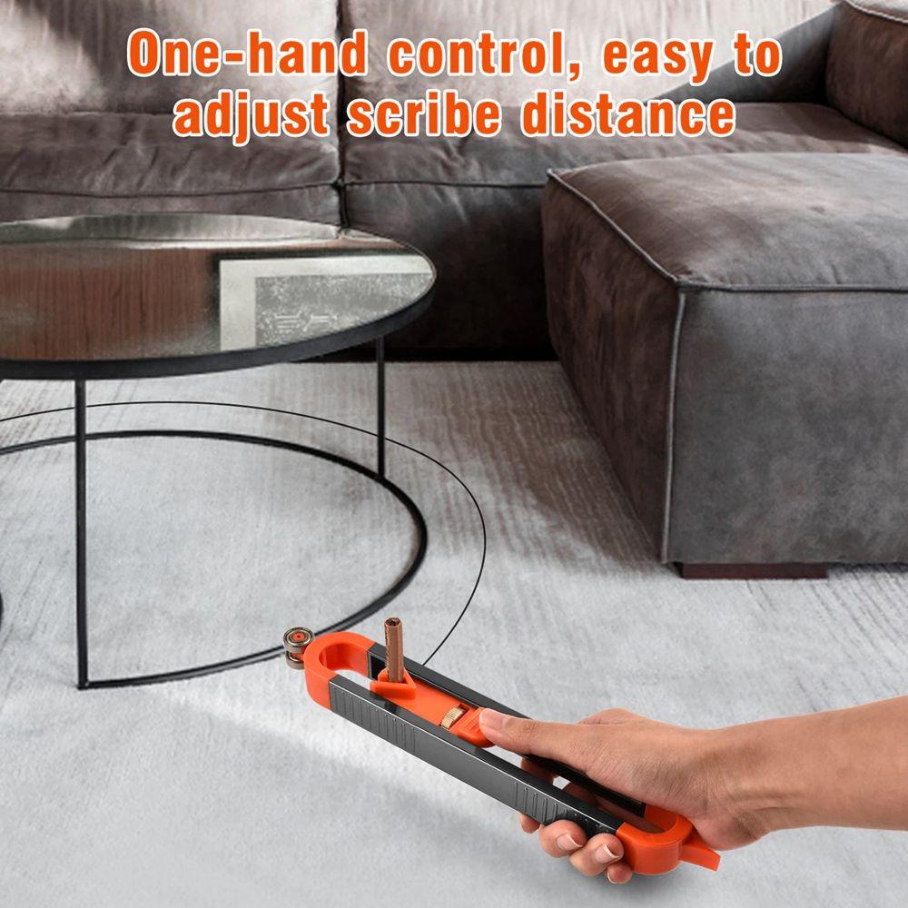 Lanfy Contour Gauge Multifungsi Engineer Woodworking Untuk Tile Irregular Radian Ruler