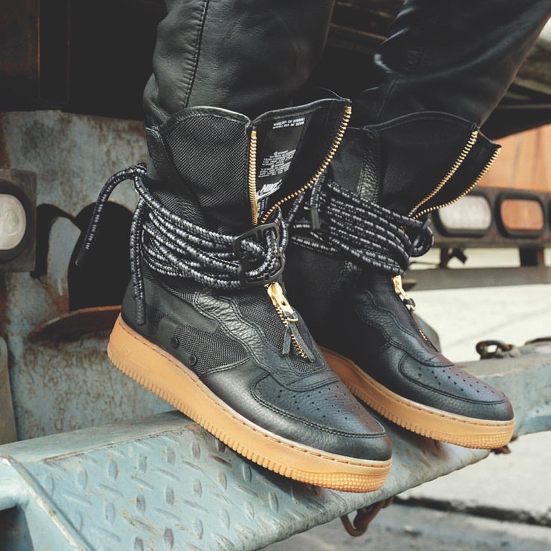Nike SF Air Force 1 Hi Boot Black Gum - ORIGINAL 100%