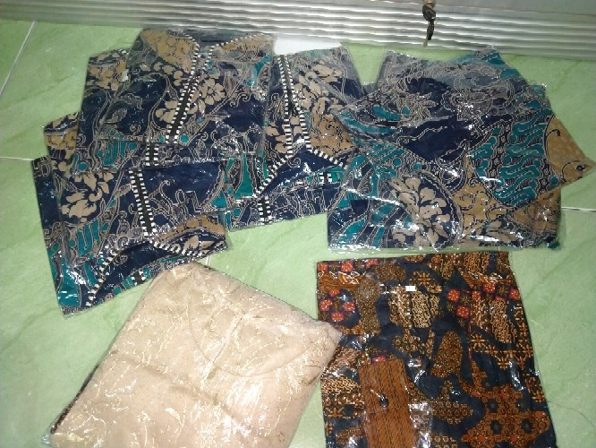 Maura Couple - Sania Ruffle Batik Couple Ori Ndoro Jowi Garansi Termurah Shopee - Batik Modern Solo