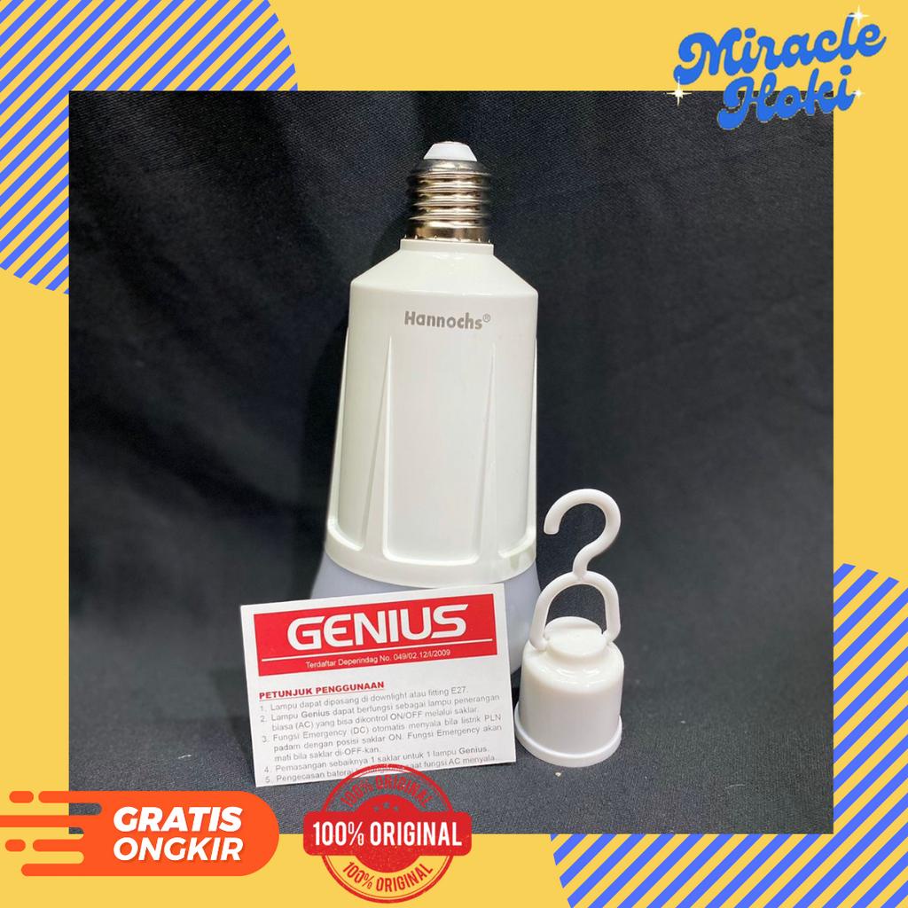 Lampu LED Hannochs Genius Gold 9W / Lampu Emergency Hannoch 9 W
