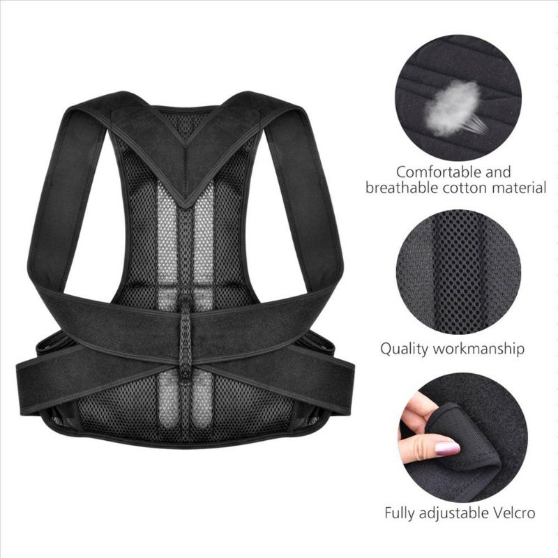 (COD) Sabuk Terapi Penyangga Punggung Pria &amp; Wanita Anti Bungkuk Posture Back Support Brace Posture