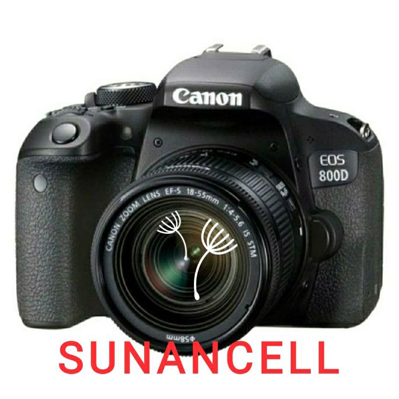 KAMERA DLSR CANNON 800D & KIT 18-1