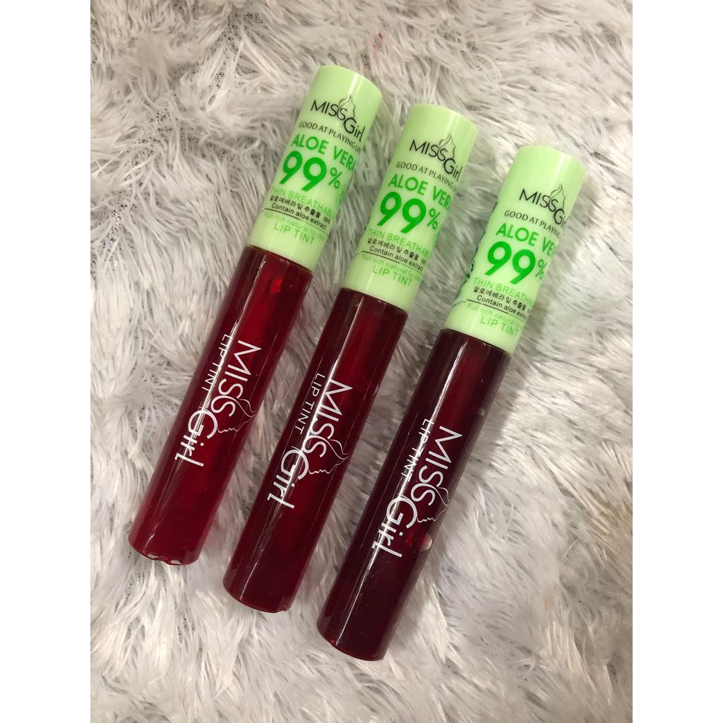 ( 24PCS ) LIPTINT ALOEVERA 99% SASIMI ORIGINAL &amp; MISS GIRL