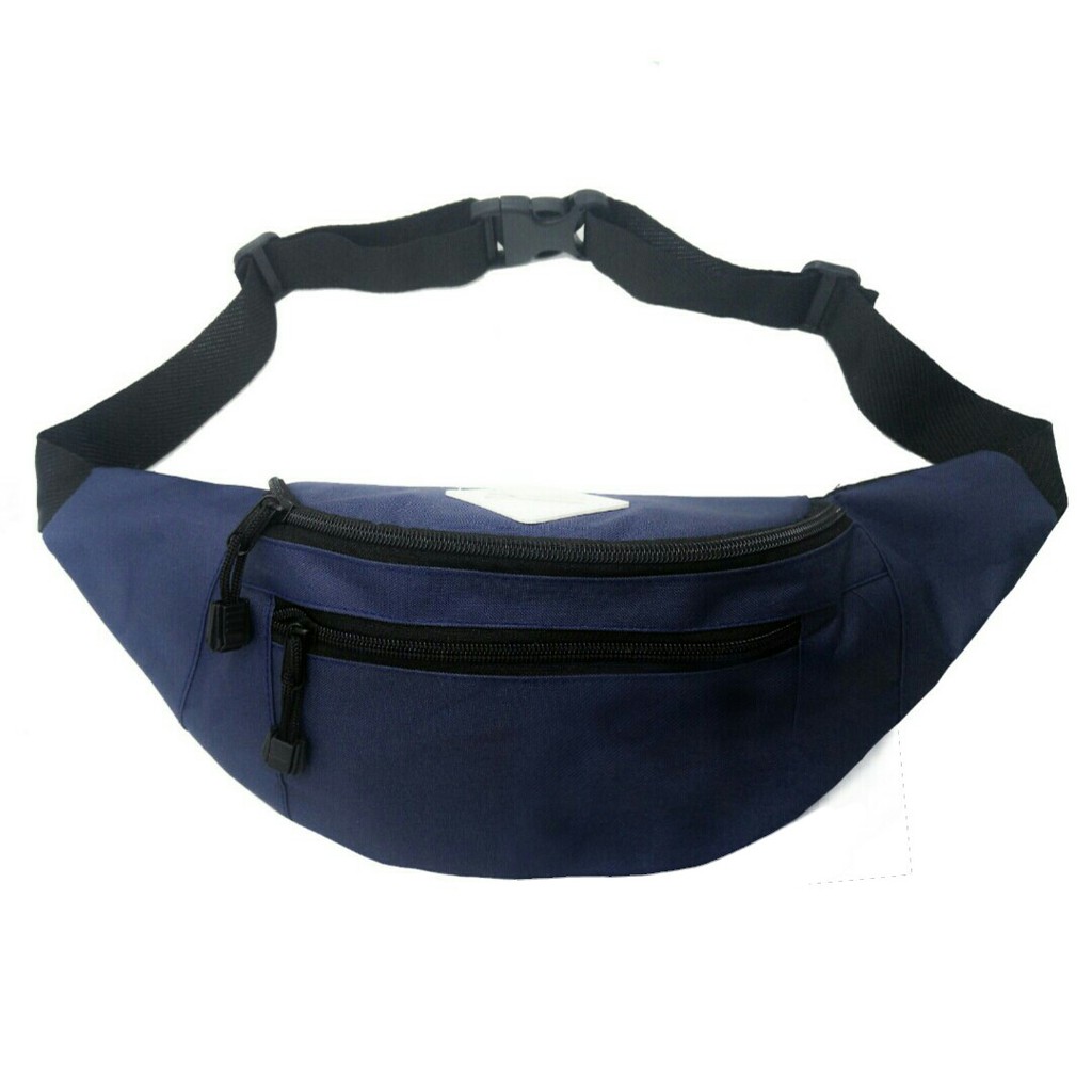 Tas Pinggang Oval Pria - Navy