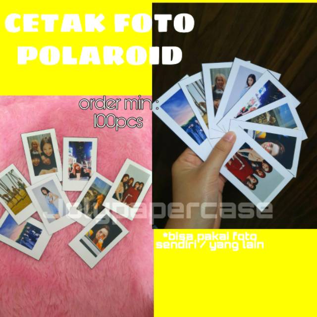 CETAK FOTO POLAROID 2R ( BACKGROUND PUTIH )