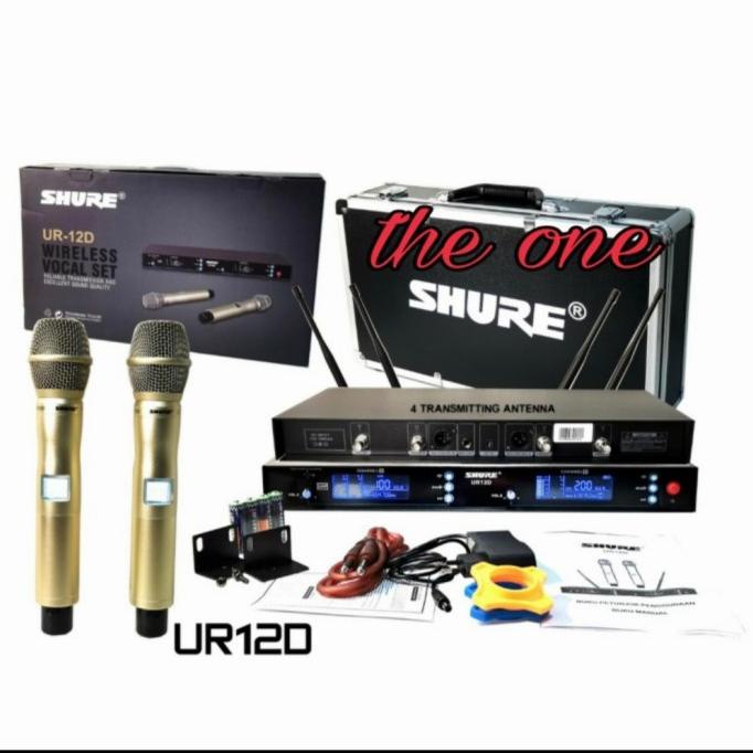 mic wireless shure UR 12D