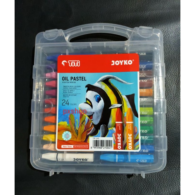 

Crayon 24 warna Titi-Joyko