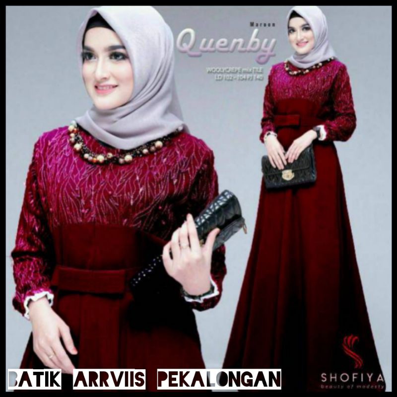 Gamis Quenby || gamis berkualitas || simple tapi mewah