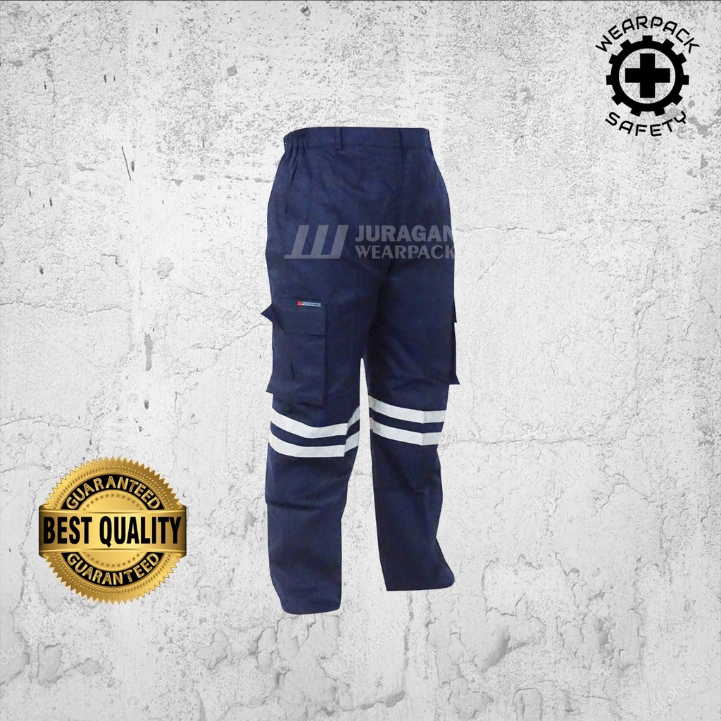 Celana Wearpack Kerja/Celana Proyek Warna Biru Navy