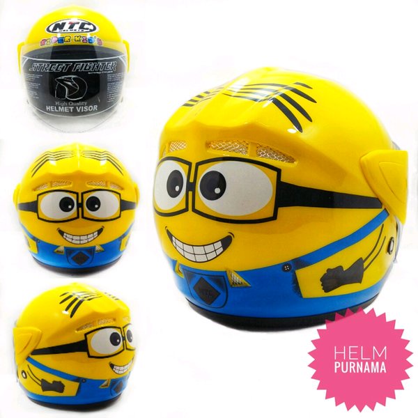 helm anak ntc karakter minion Terbatas