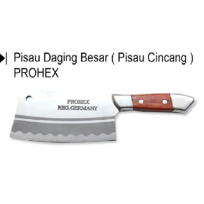 Pisau cincang daging Hasston Prohex (3020-012) BERKAH