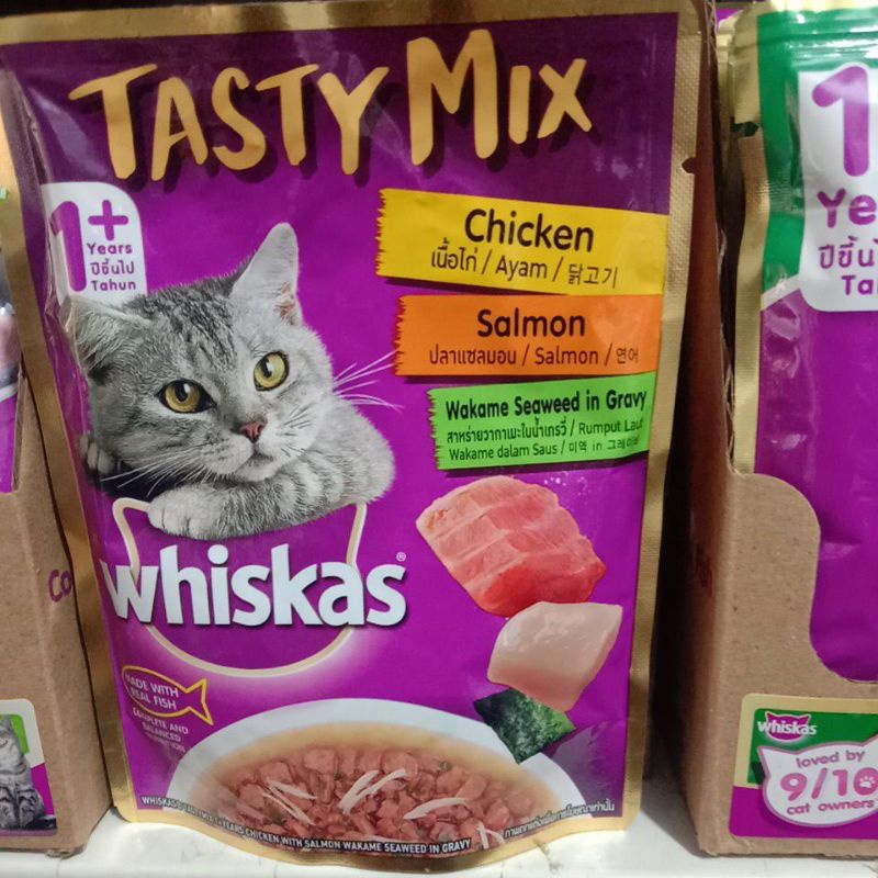 MAKANAN BASAH WHISKAS POUCH