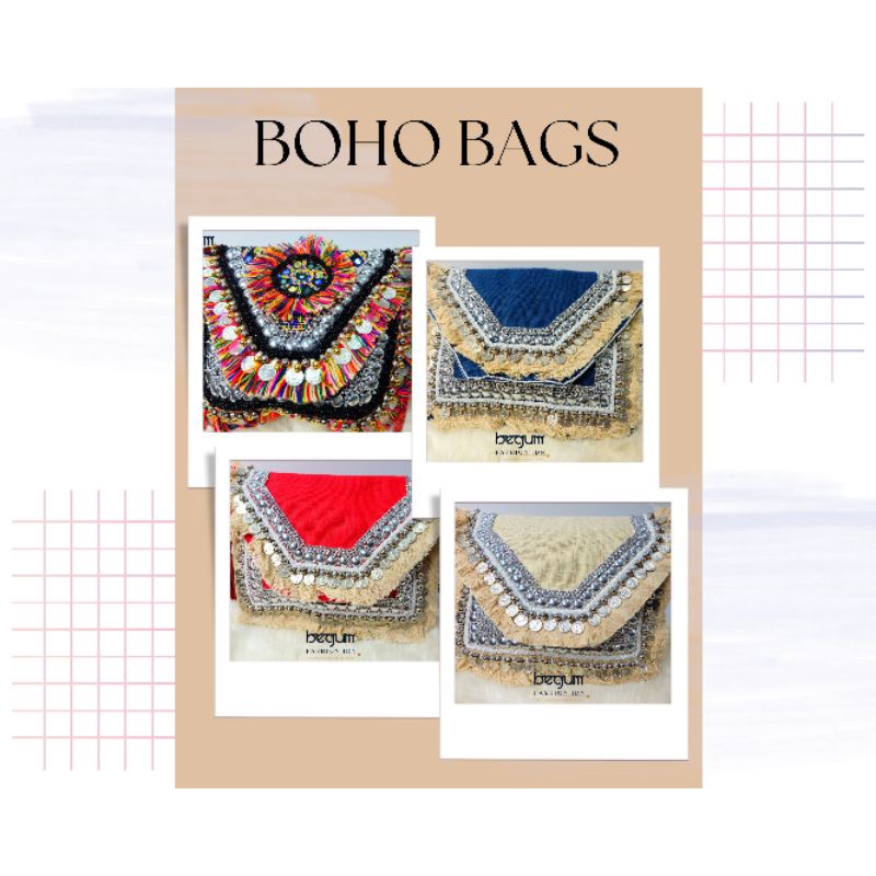 boho bag / bohemian bag/ slingbagboho / Tas boho import