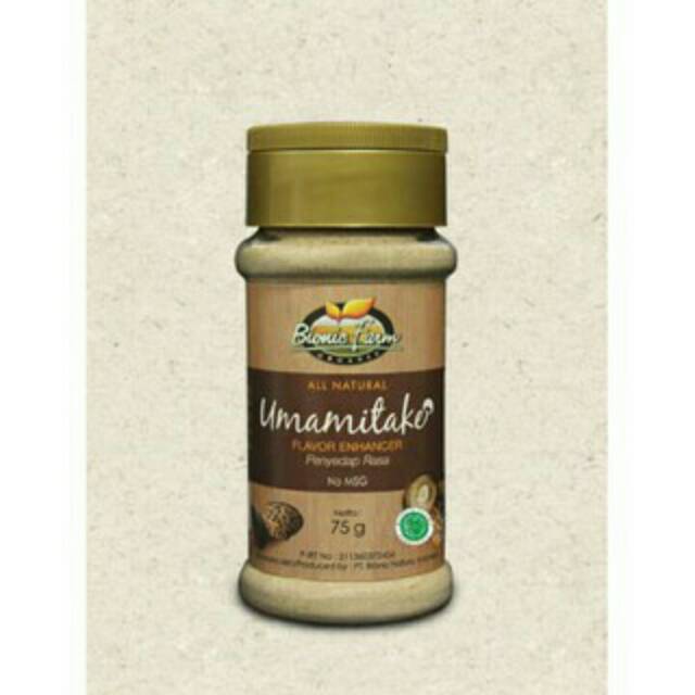 

Bionic farm umamitake kaldu jamur organic 75gr / penyedap rasa jamur / kaldu jamur