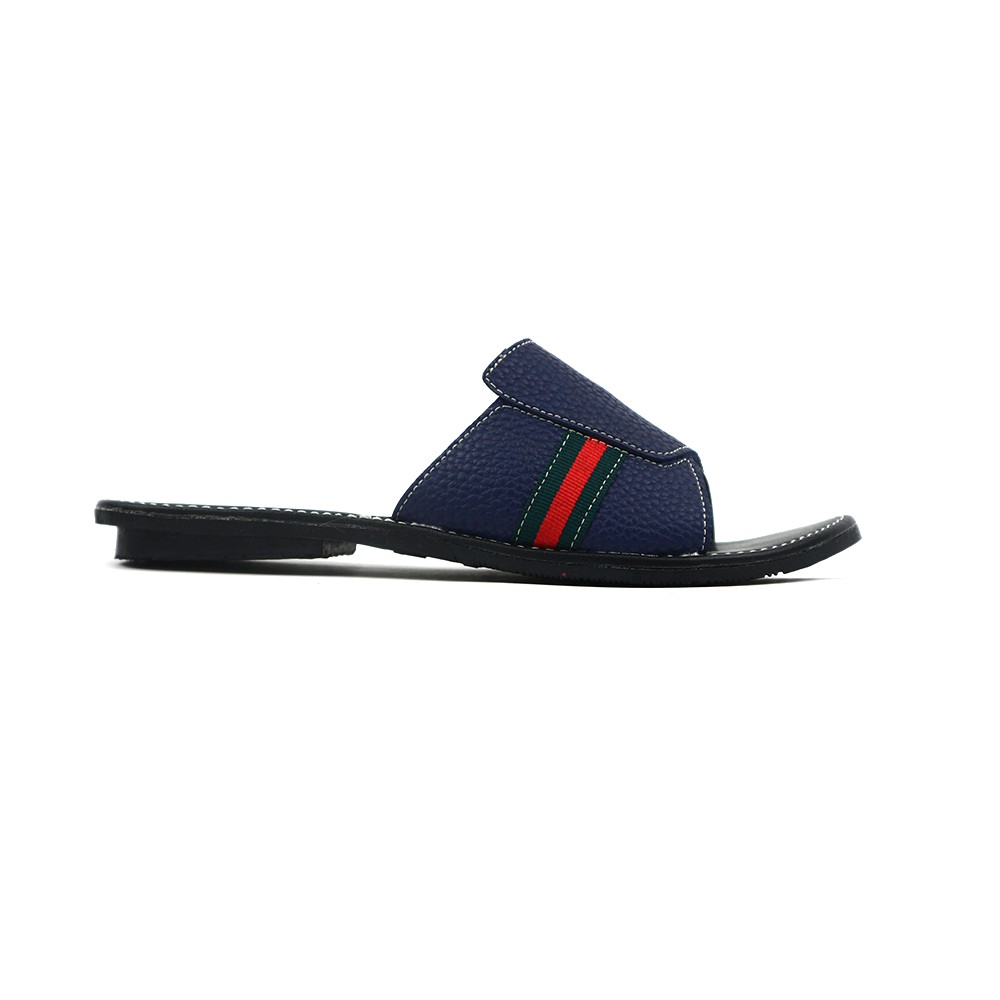 Sandal Papirut Velonesia Bisa COD Sandal Wanita Papirut Murah /Sandal  Kulit Kokop EDCC001 - Salsika-Biru Navy
