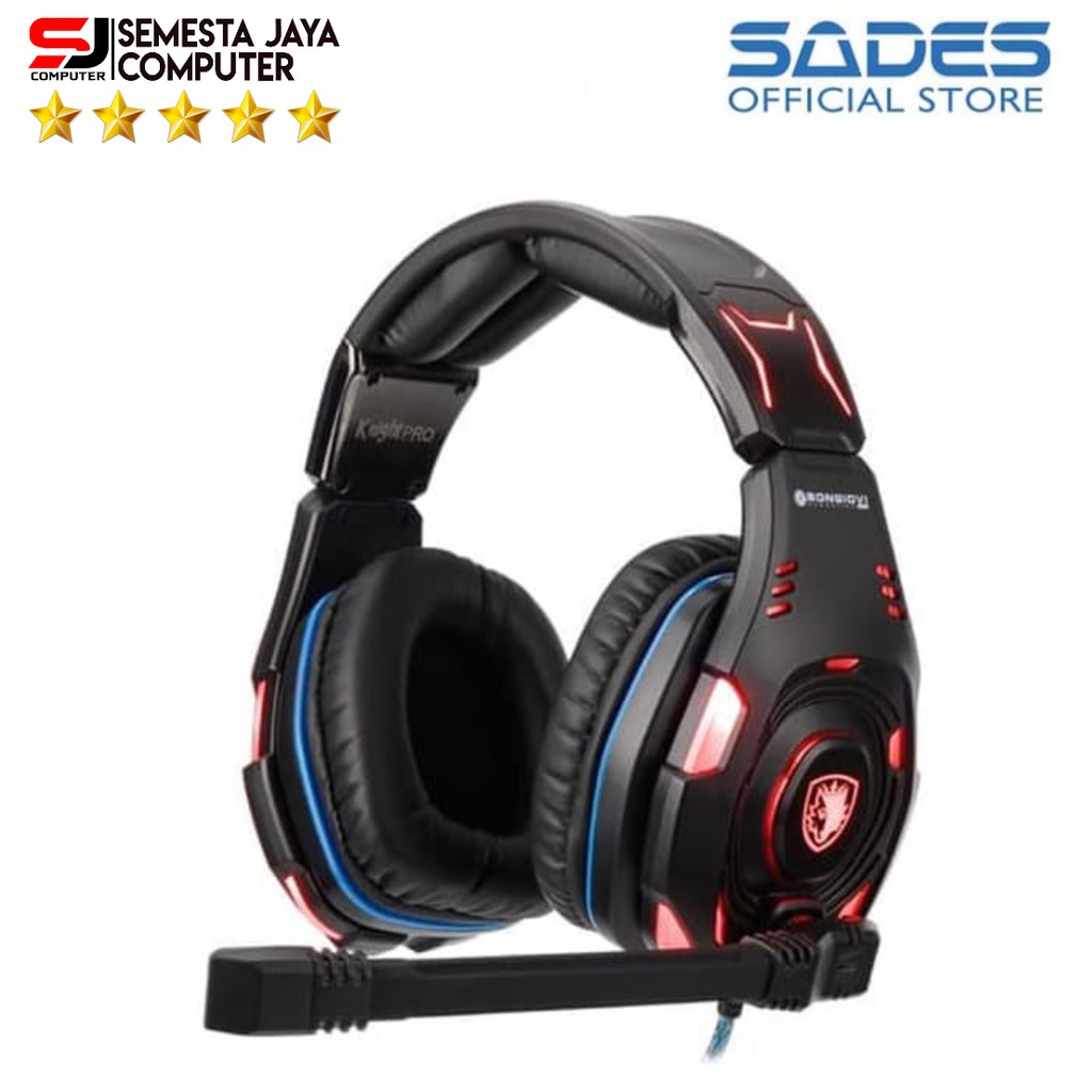 HEADSET GAMING SADES KNIGHT PRO BONGIVOI 7.1 SURROND