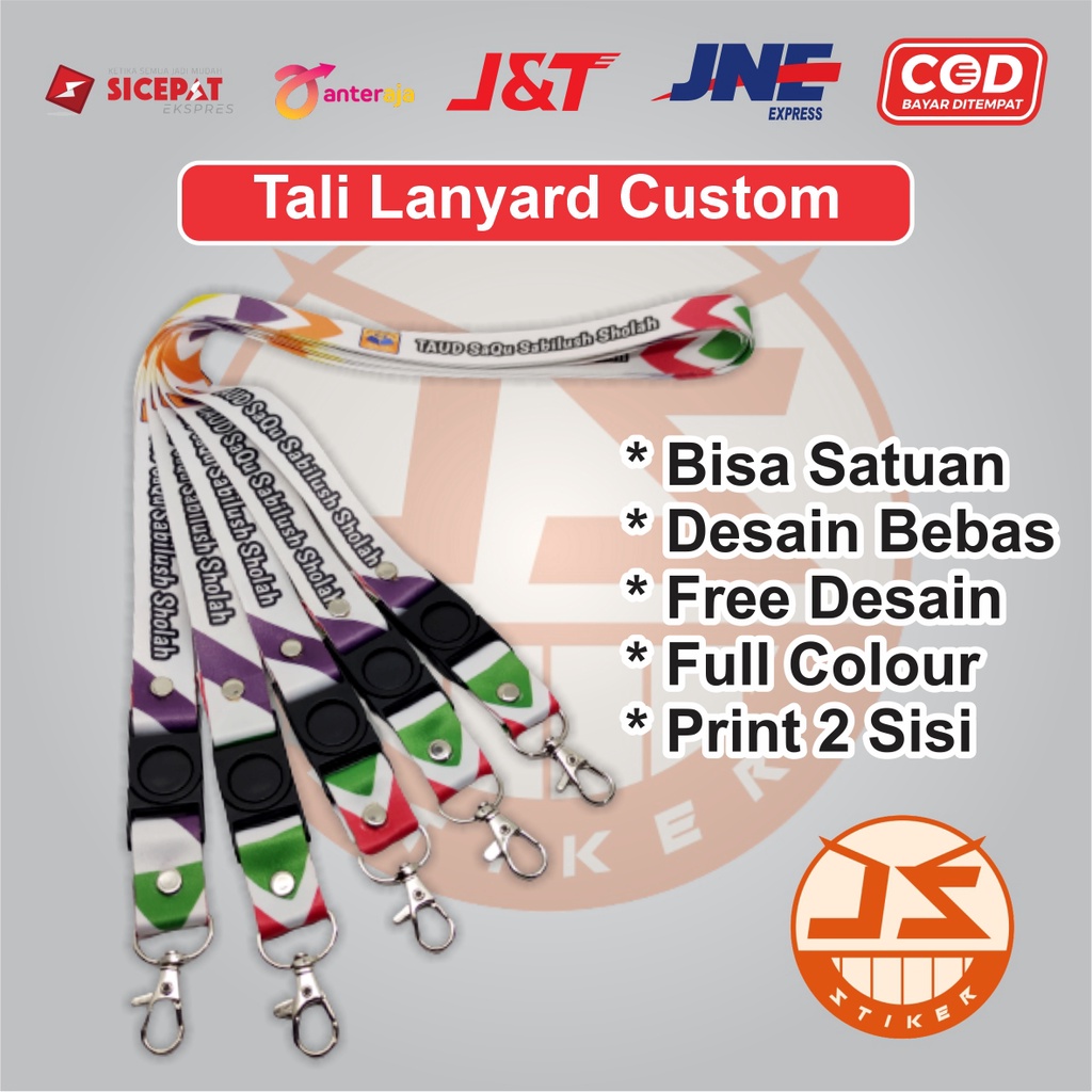 Jual Tali Lanyard Custom / Tali Gantungan Id Card | Shopee Indonesia