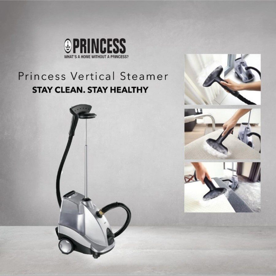 Princess Vertical Steamer Abu Abu Setrika Uap Berdiri 332731