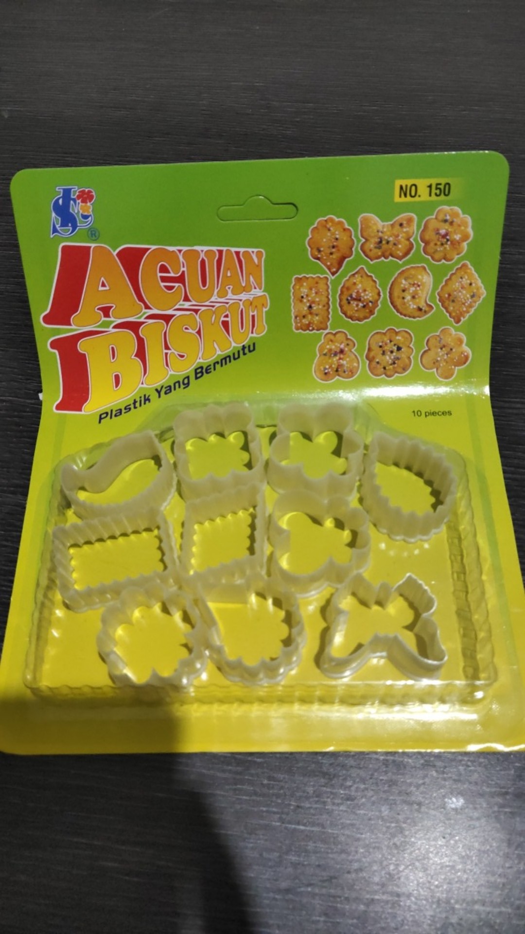 Acuan 150 Cetakan Kue Kering 1 Set 10pcs