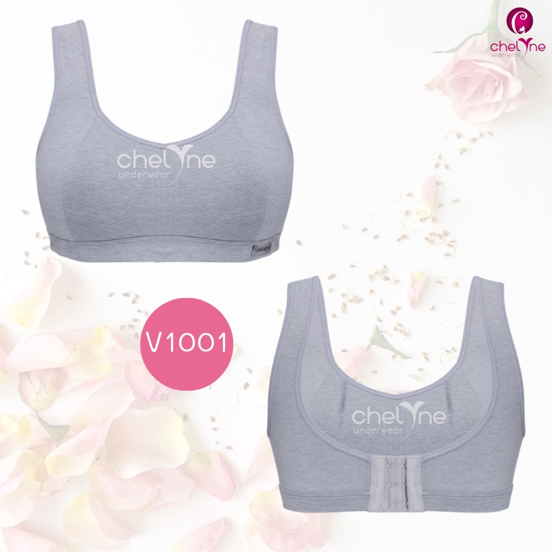 BH Chelyne Sport Bra Miniset V1001 / V6233 Basic Daily Bra Dengan Kaitan Belakang - BH Harian